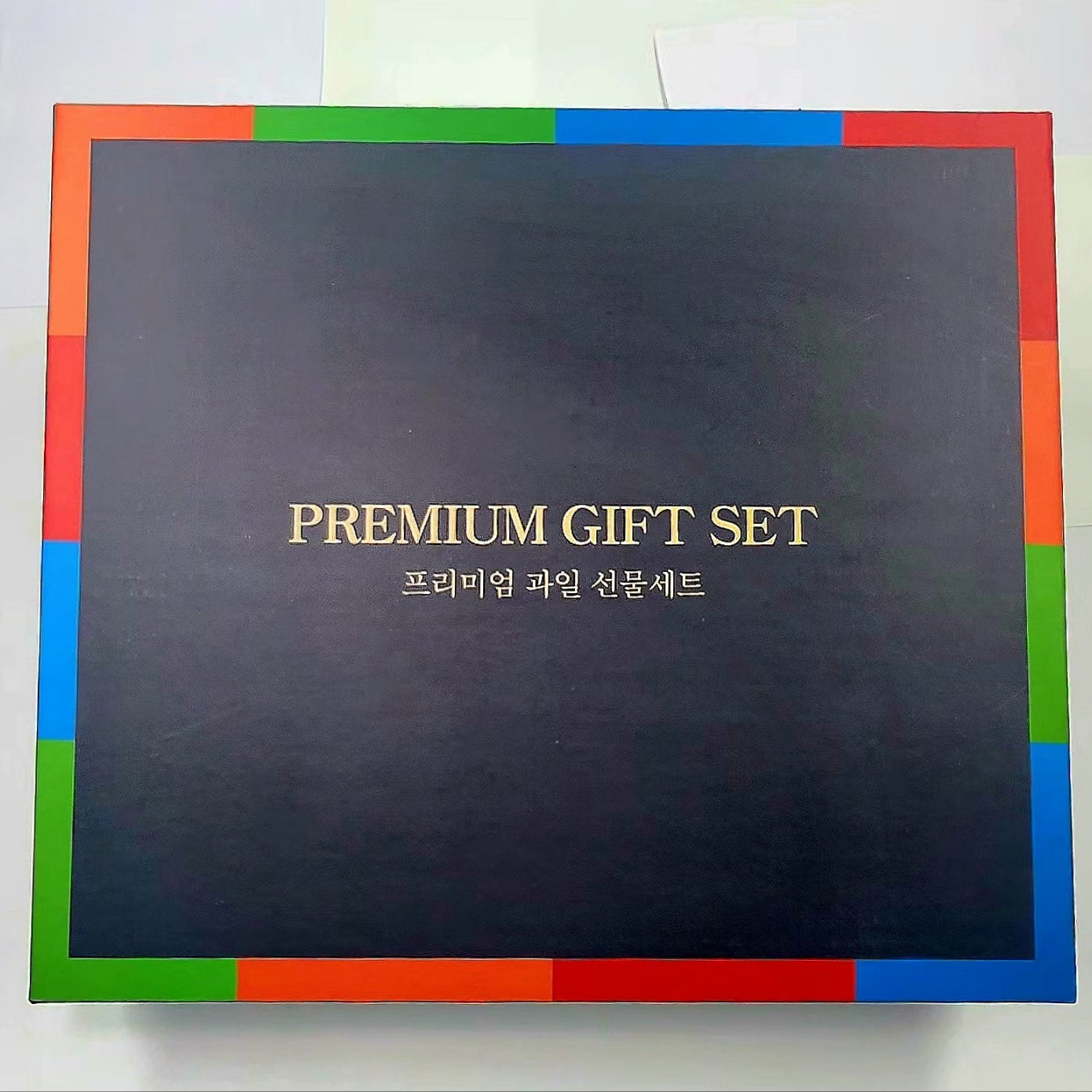 프리미엄 과일 선물세트 1호 (배 3, 사과3, 샤인 머스캣 2) (Delivery available only in Korea)