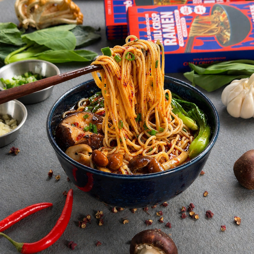 Wild Mushroom Chili Crisp Ramen