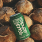 Sparkling coconut water can, green label reading Sparkling Coconut Water
