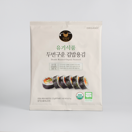 Double Roasted Organic Seaweed for Kimbap (Pack of 3) - Kim'C Market
