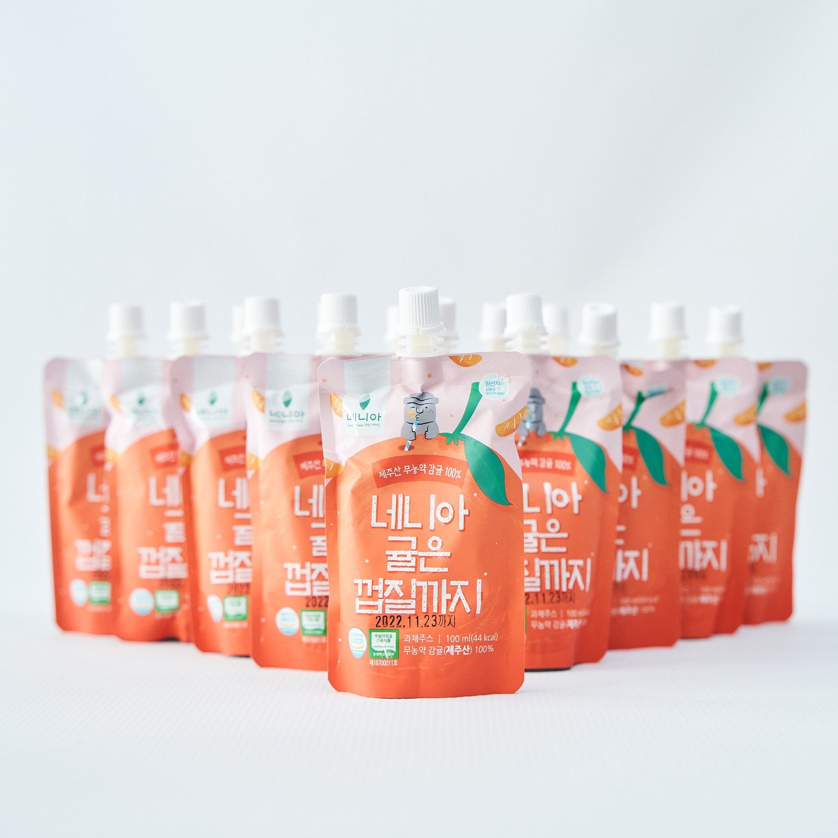 Tangerine Juice Nenia Fresh Squeezed Jeju (Pack of 15) Kim'C Market