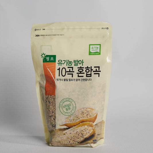 Organic Germinated Ten Grain Mix (800g) (Sell by 7/28/23) - Kim'C Market