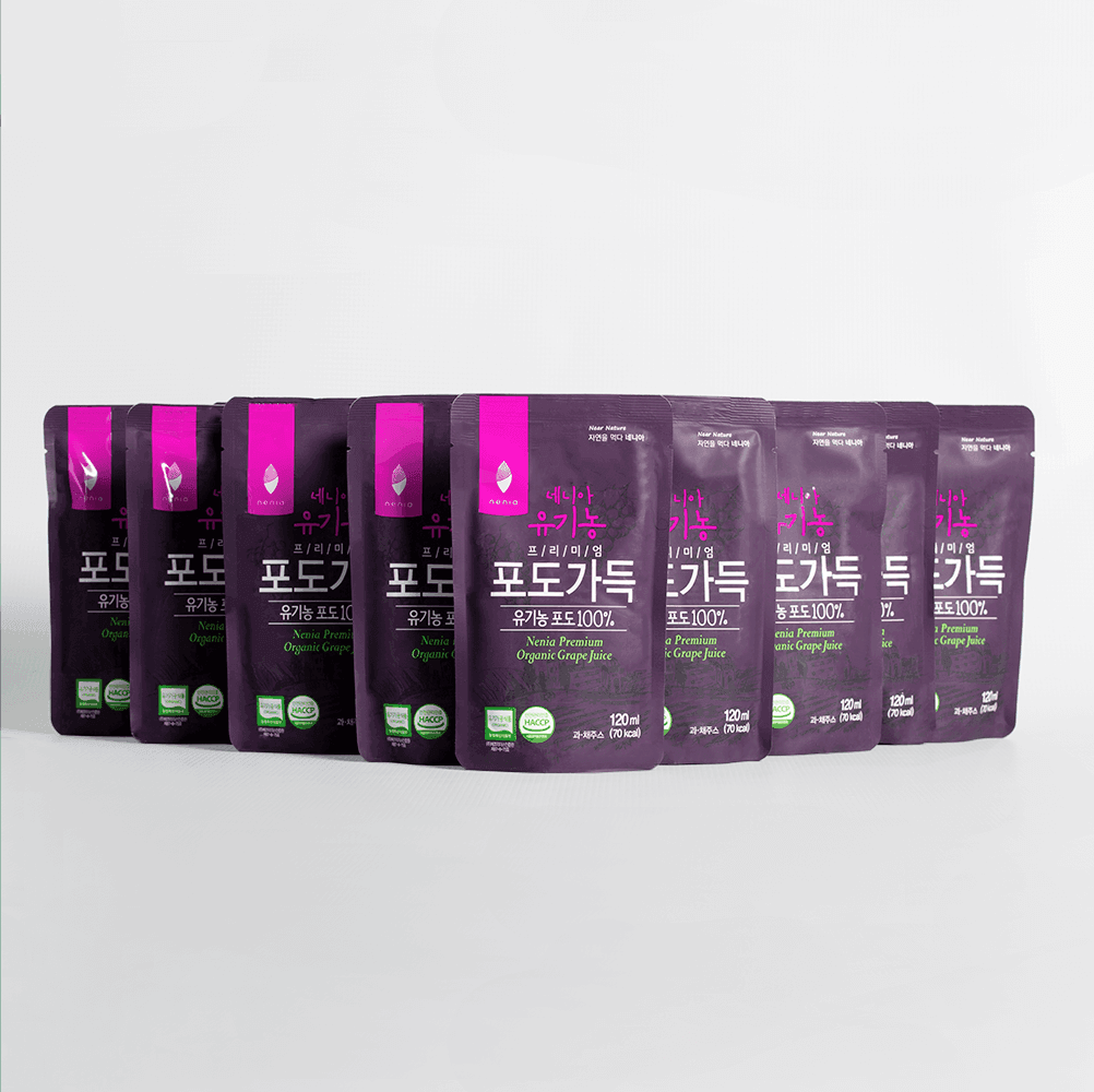 Organic Premium Grape Juice [5 Packs or 10 Packs or 1 Box] - Kim'C Market