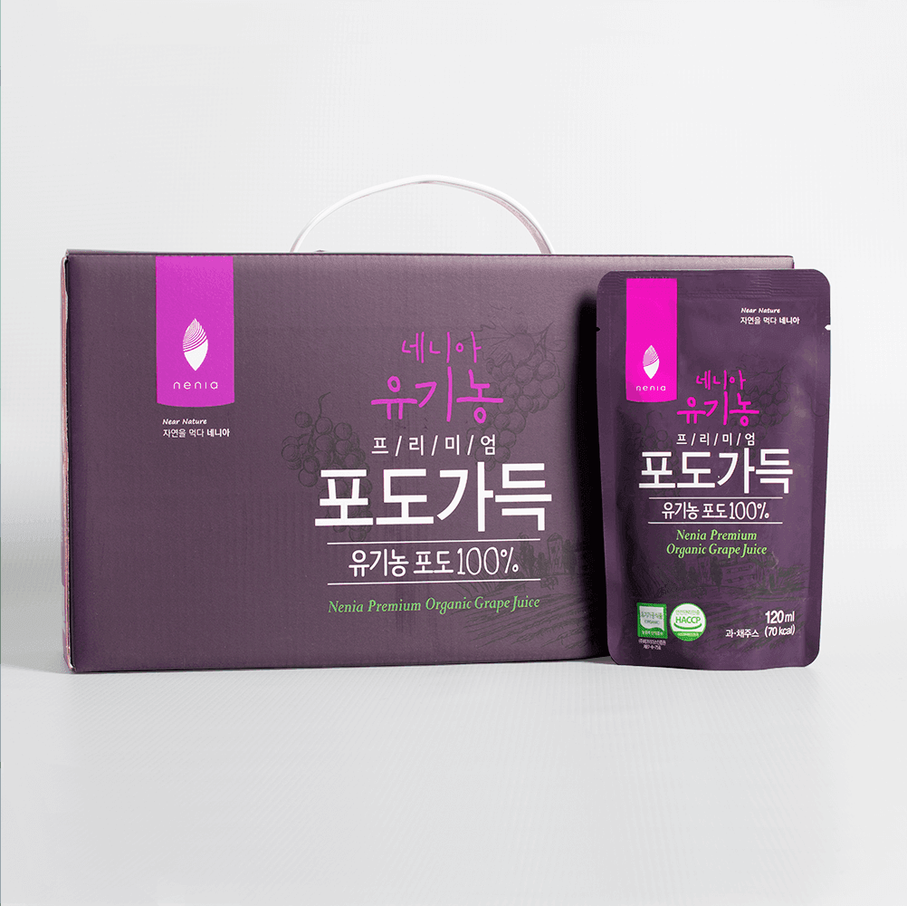 Organic Premium Grape Juice [5 Packs or 10 Packs or 1 Box] - Kim'C Market