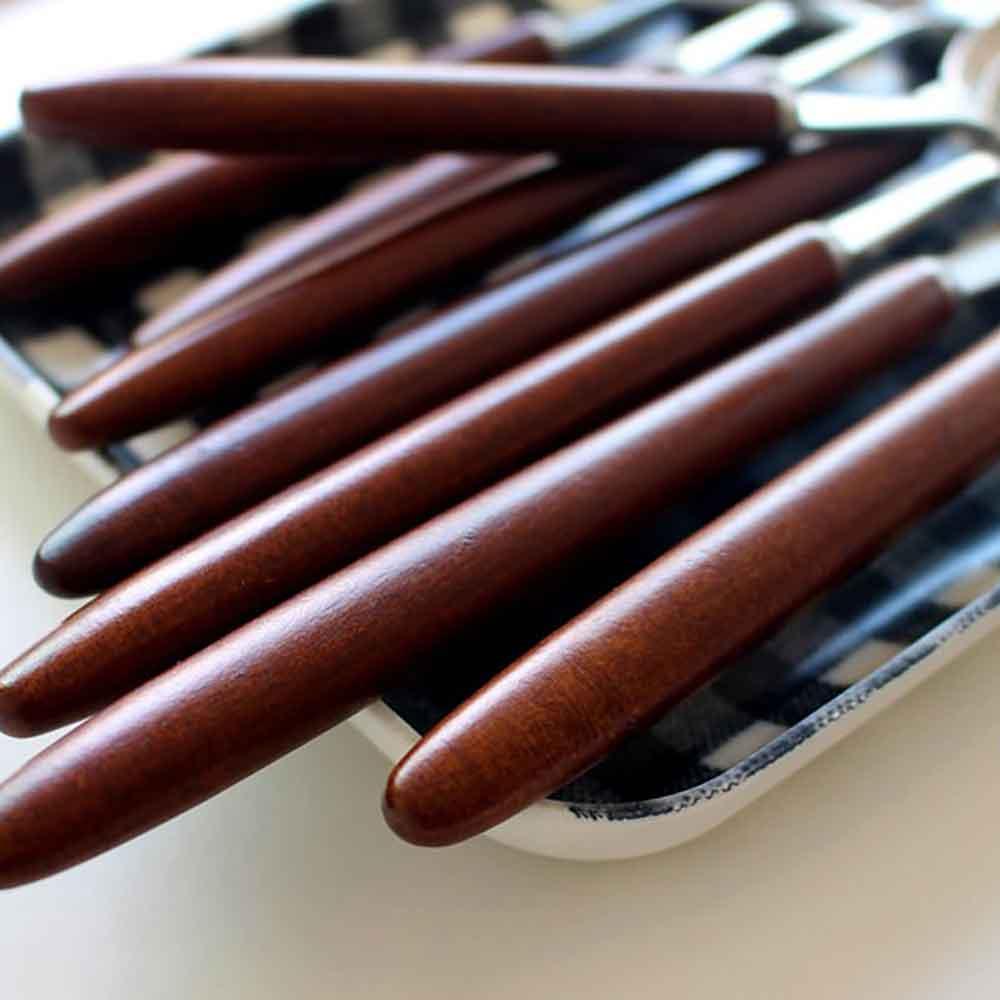 Rim Natural Lacquered Maple Cutlery - Kim'C Market