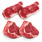 [Steak Family Set 1] Ribeye 12 oz. x 2 + New York Strip 12 oz. x 2 (Never frozen) - Kim'C Market