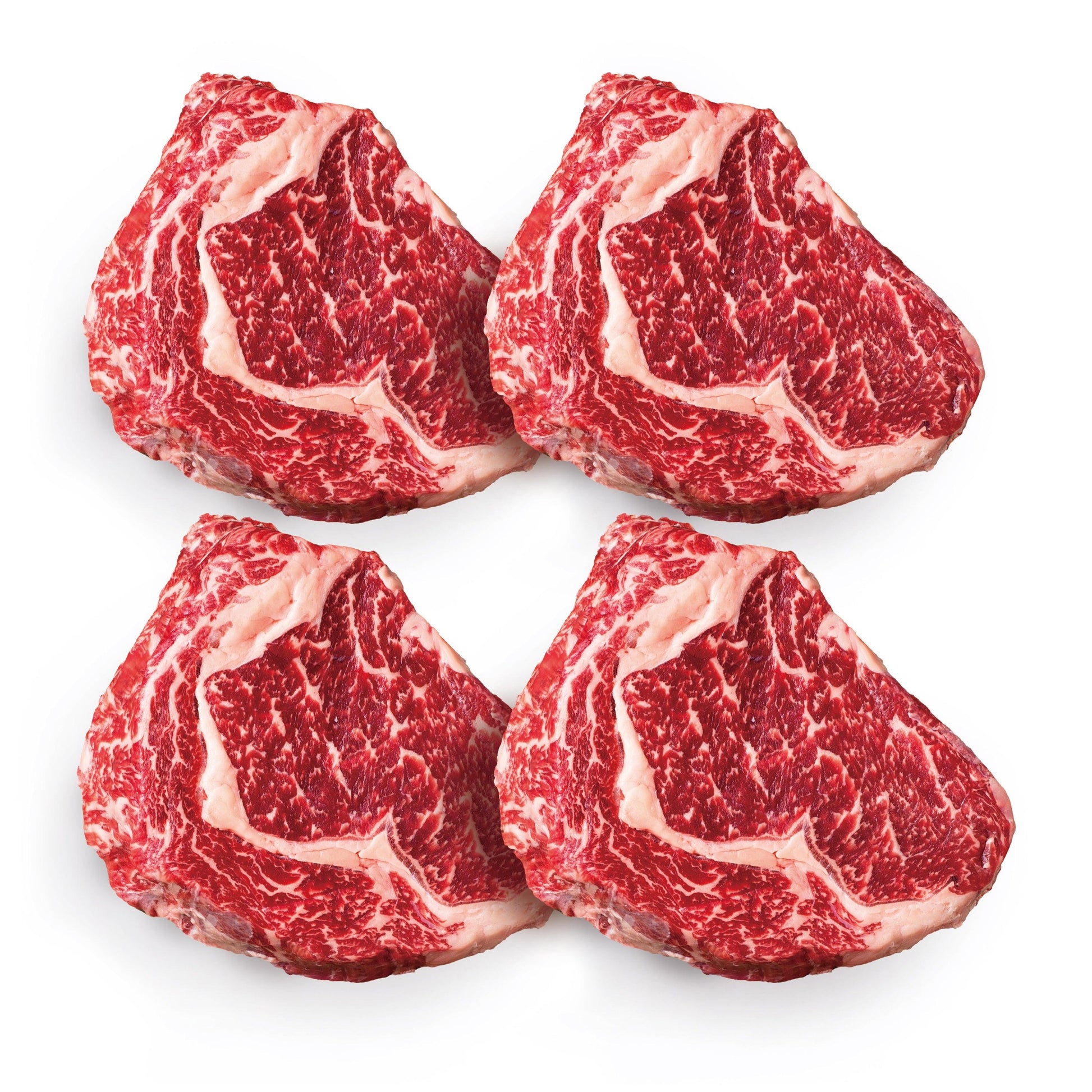 [Steak Family Set 4] Ribeye 12 oz. x 4 (Never frozen) - Kim'C Market