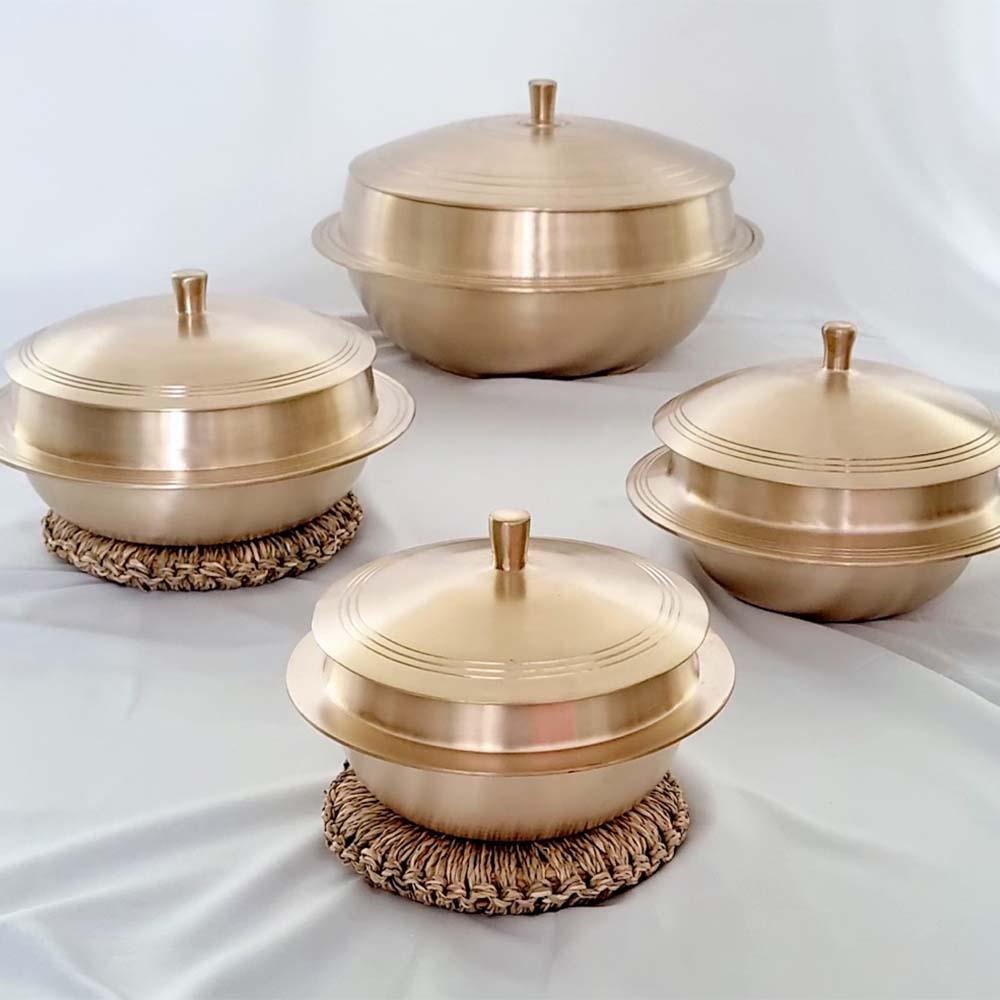 Traditional Yugi Bronzeware Rice Pot - Kim'C Market