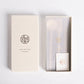 Bronze 3-piece cutlery set gift box with handmade logo and inner card
